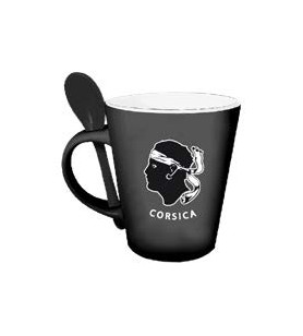 Coffret tasse à café + cuillère Corsica