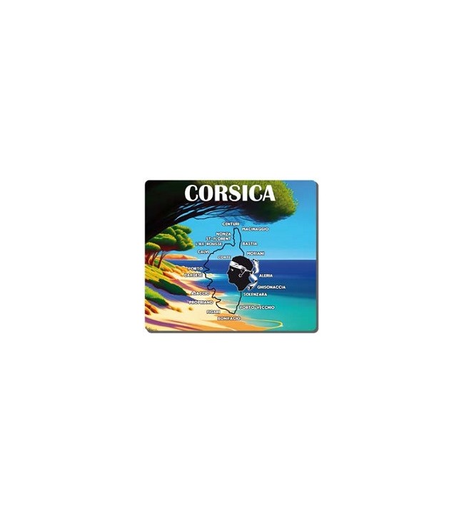 Tapis de souris plage pin parasol Corsica