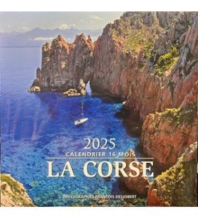 Calendrier 2025 La Corse en couleurs