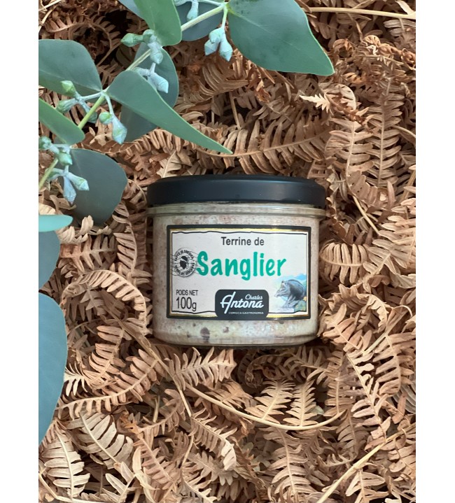 Terrine de Sanglier à l'eau de vie - 100g